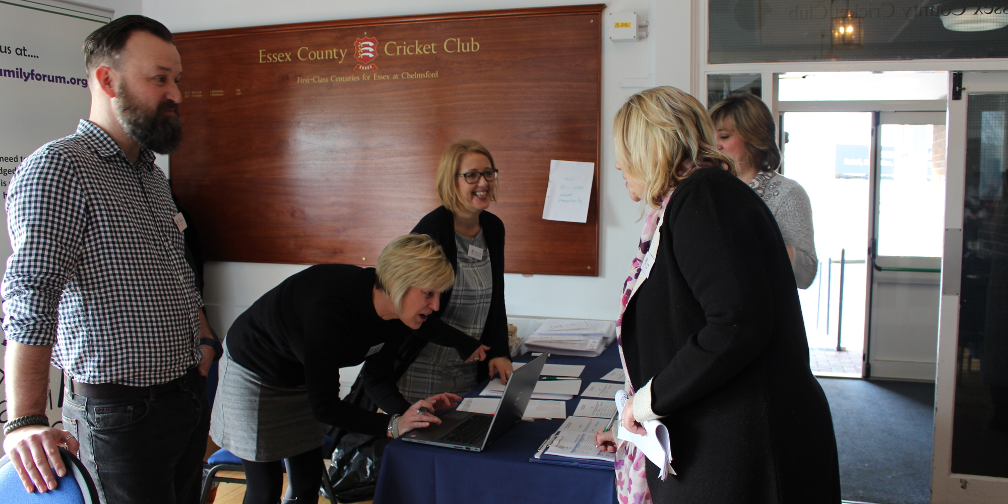 Short Breaks team at the Family Forum launch event