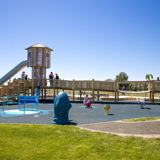 Play area at Walton on the Naze