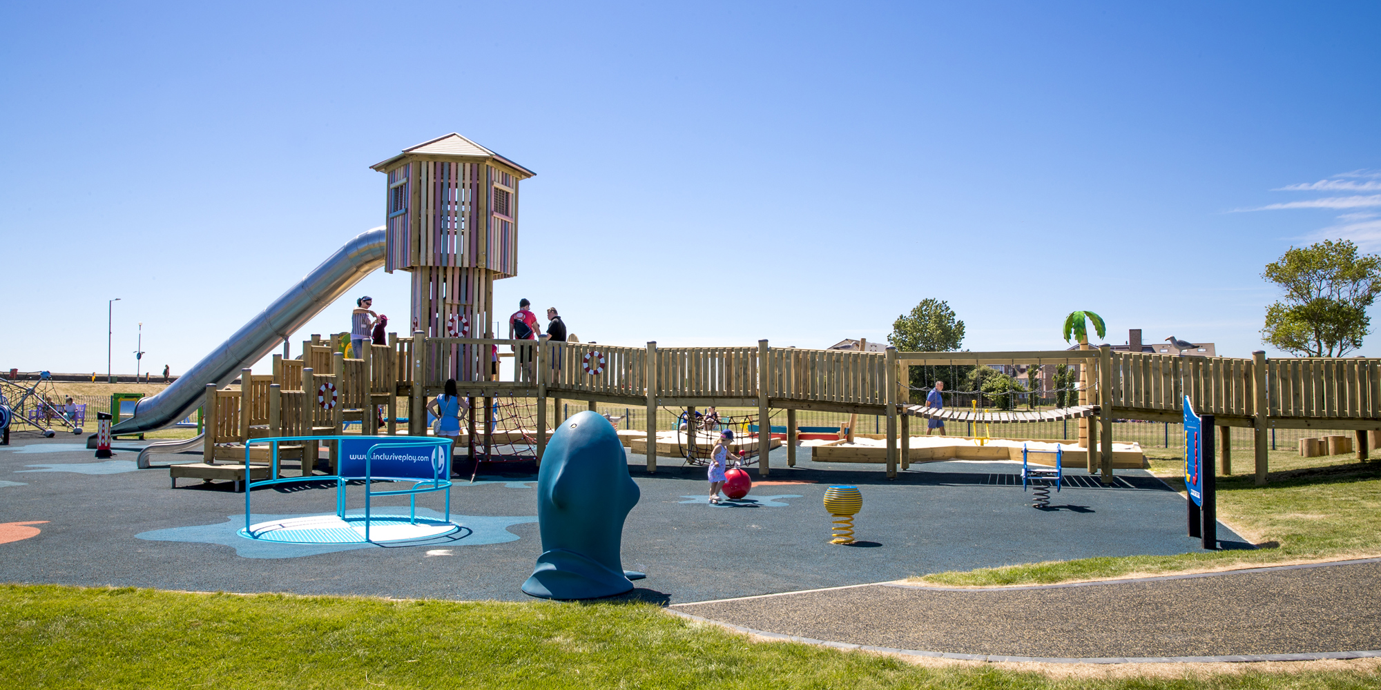 Play area at Walton on the Naze